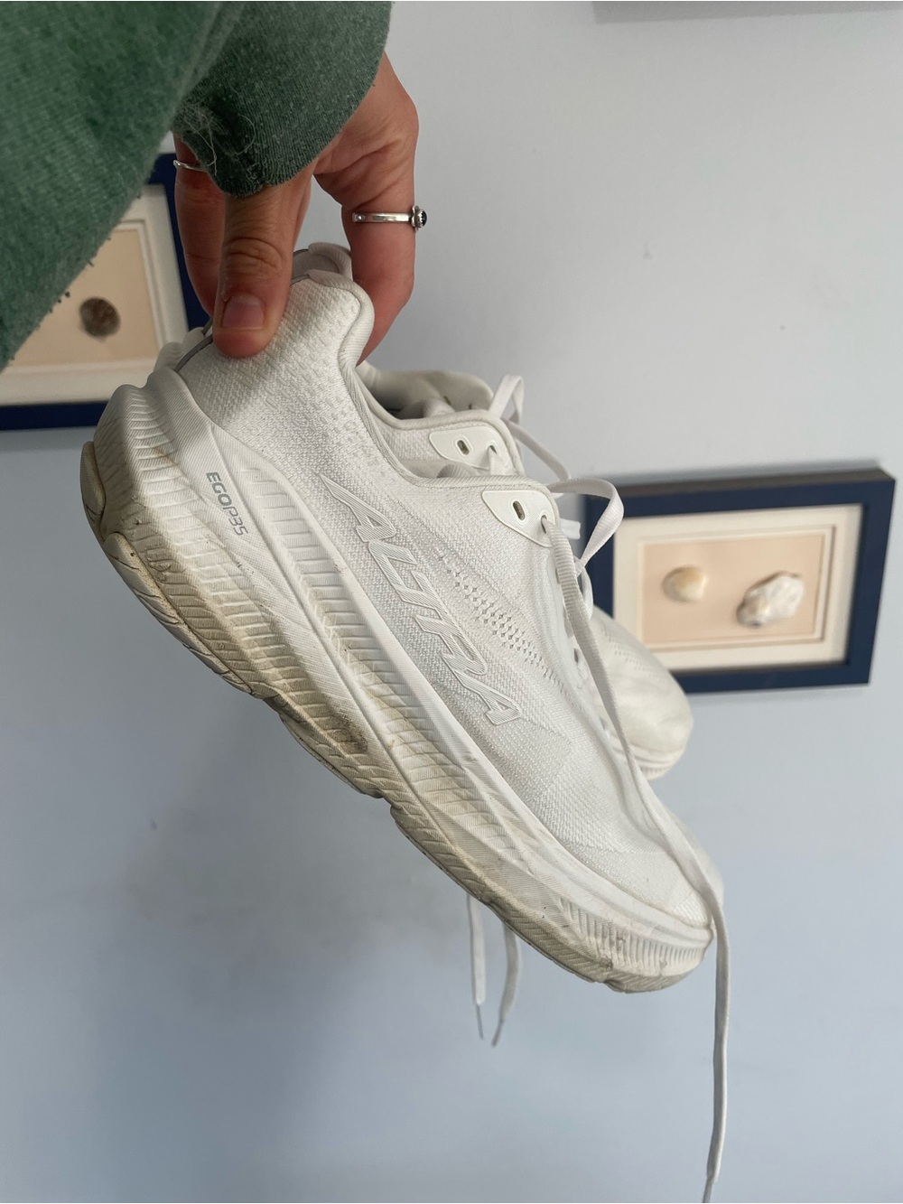 Altra Experience Flow 3 White Women's Running Shoes Sneakers Wide Toe Box